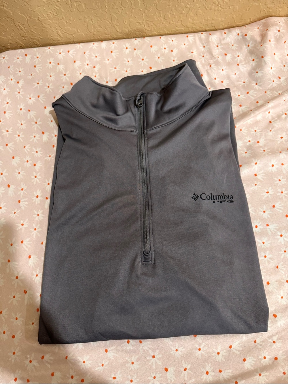 Columbia Gray Half-Zip Performance Pullover